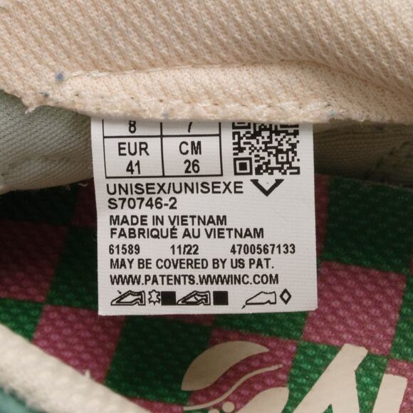 Saucony Shadow 6000 Earth Citizen Green Leather Pink Sneakers Womens 10 Mens 8 - Picture 7 of 16